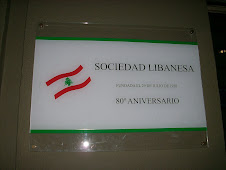 Placa de los 80 Aniversario de la Soc.Libanesa de Rosario