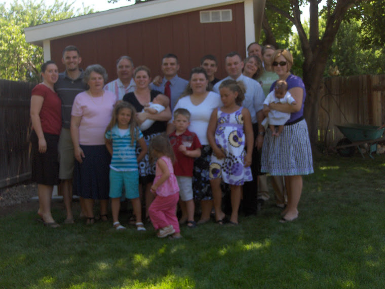 Tolman Family that could make it to Maverick's blessing.