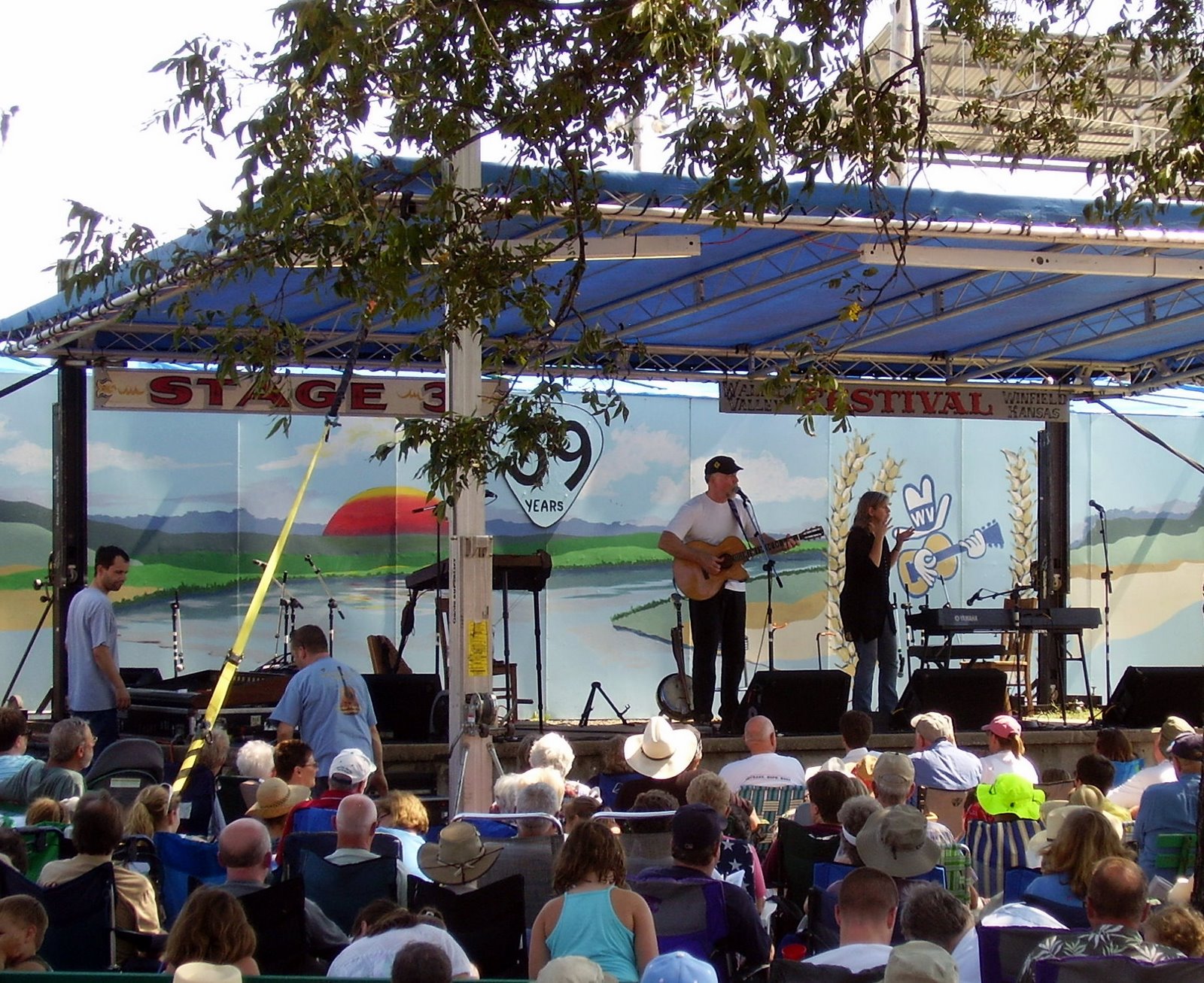 Buckles and Banjos! Walnut Valley Festival Winfield, KS 2010