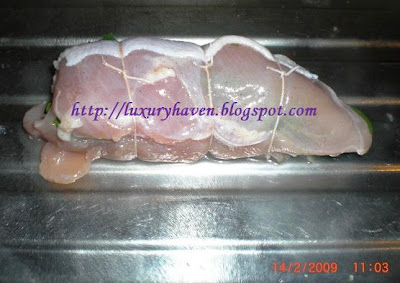 cooking peachy chicken roll recipe