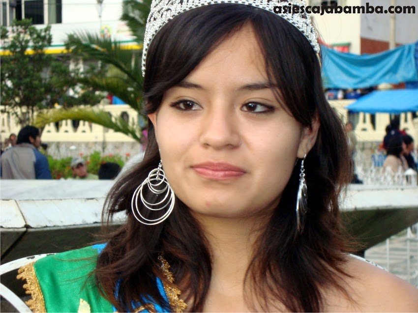 Lisbeth Polo Villavicencio, reina del Carnaval  2010 - Cajabamba