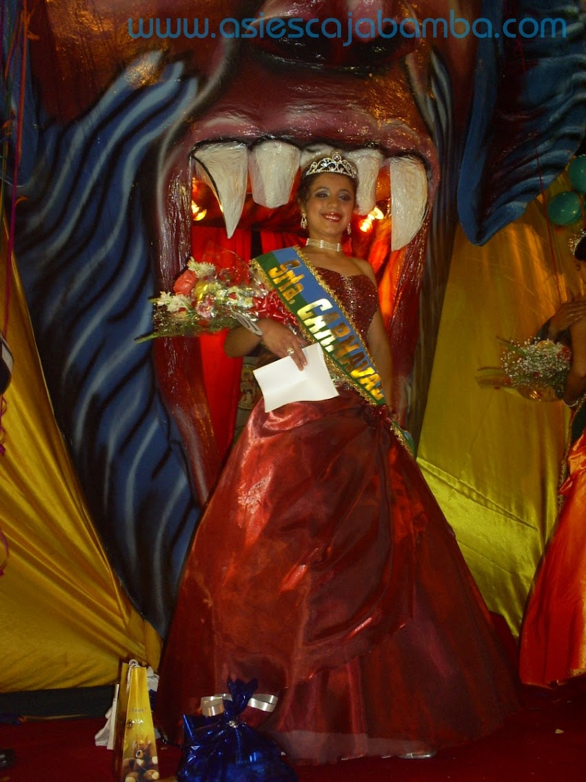 Fotos de la Señorita Carnaval 2009 de Cajabamba