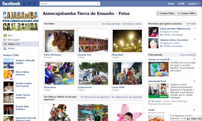 Asiescajabamba alcanzó 1200 amigos en Facebook