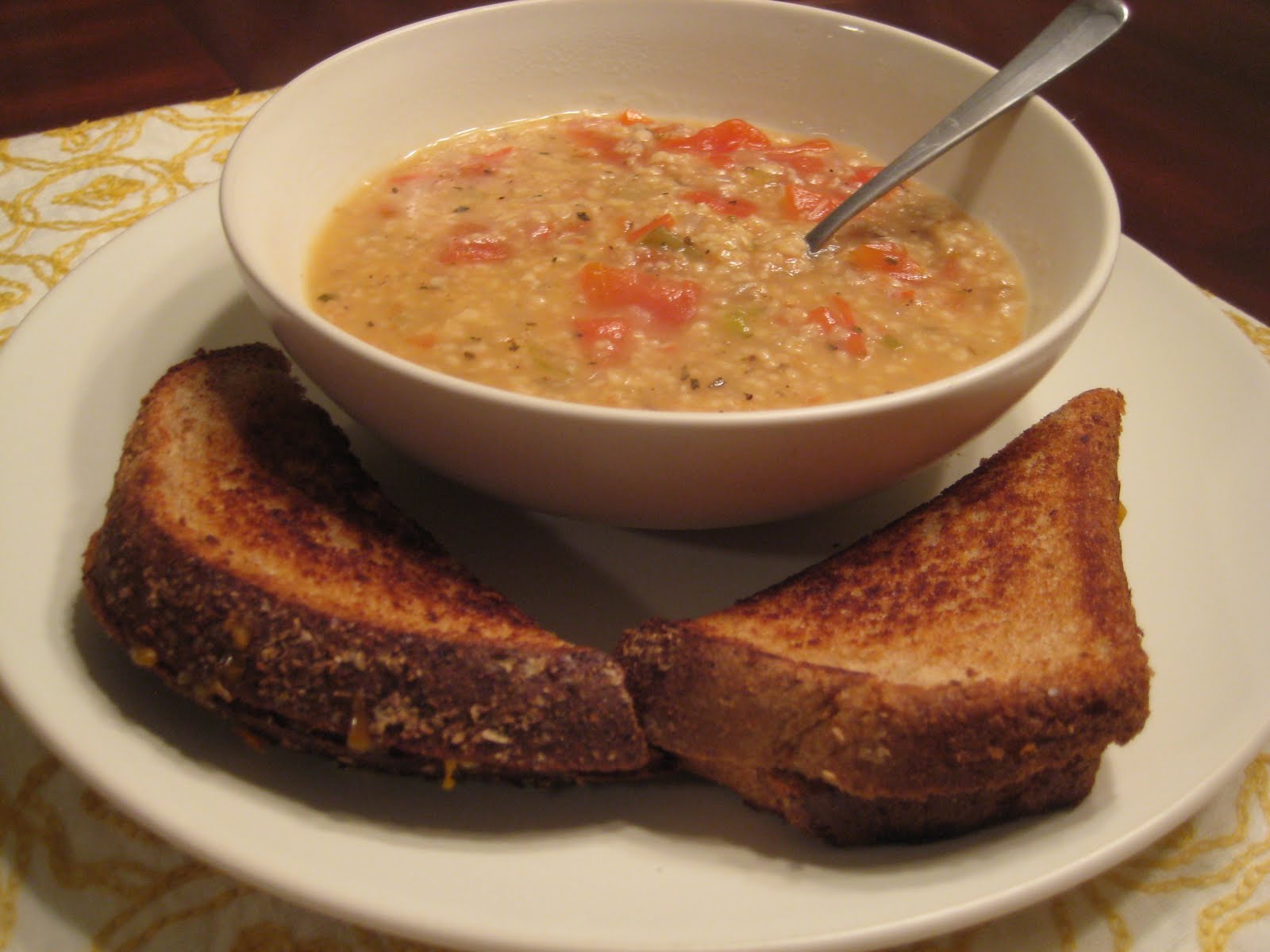 Our Three Strand Life Toasted Oats & Tomato Soup