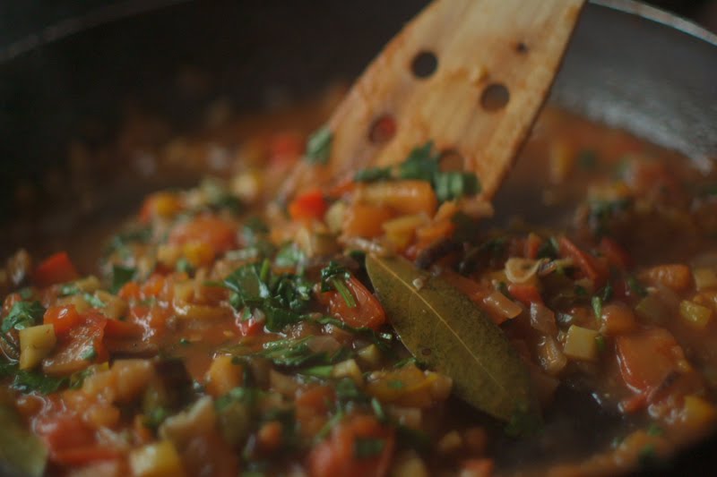 LolaLu's Kitchen Oven Baked Lamb Burgers in Mediterranean Sauce