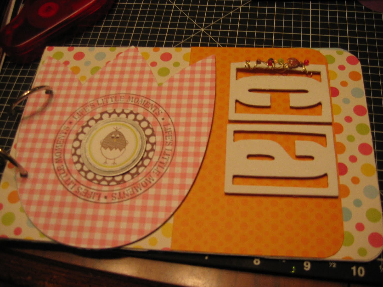 ScrappnBee the Scrapbooker Organize your Stuff Week 19 Chipboard