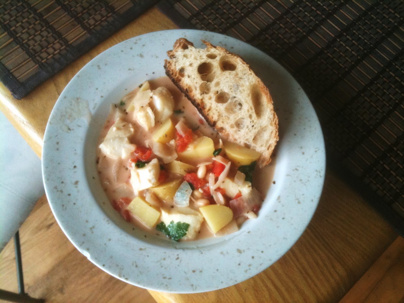 Cooking for One: Cod and Potato Stew
