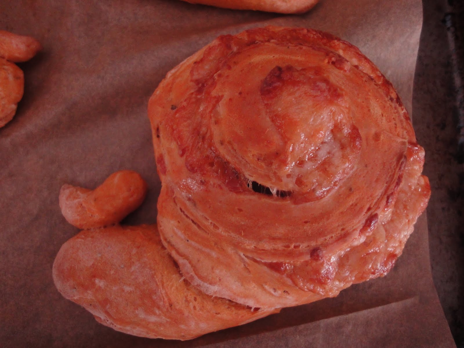 Seasonal Gnome Snail Bread