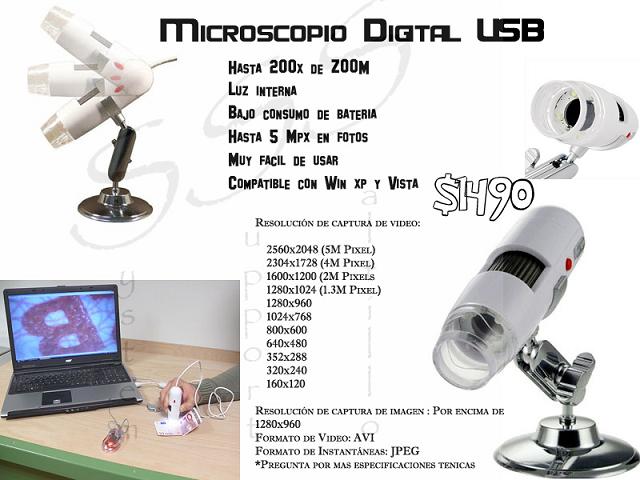 Microscopio Digital USB ***