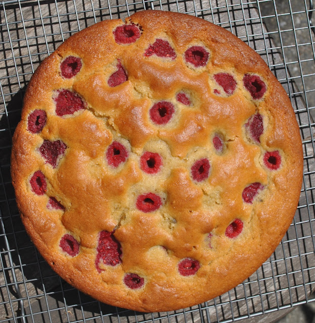 Baking Powders Raspberry buttermilk cake