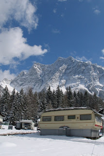 Camping Ehrwald, aan de voet van de Zugspitze