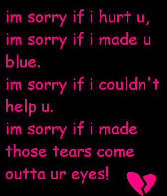 im sorry poems im sorry poems
