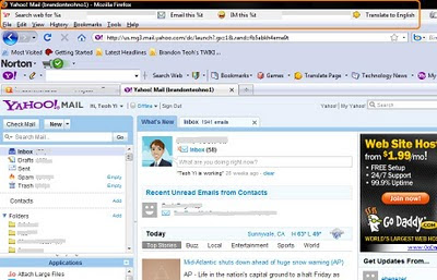 firefox 3 6 and yahoo toolbar issues