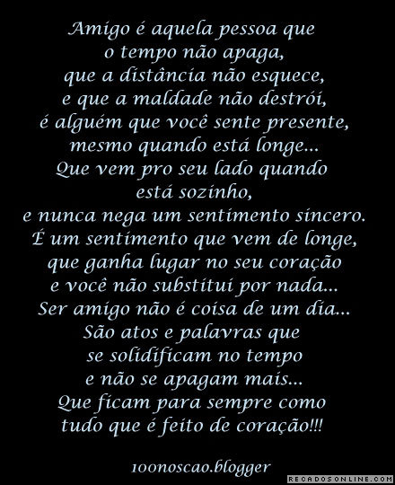 Poema Al Amigo