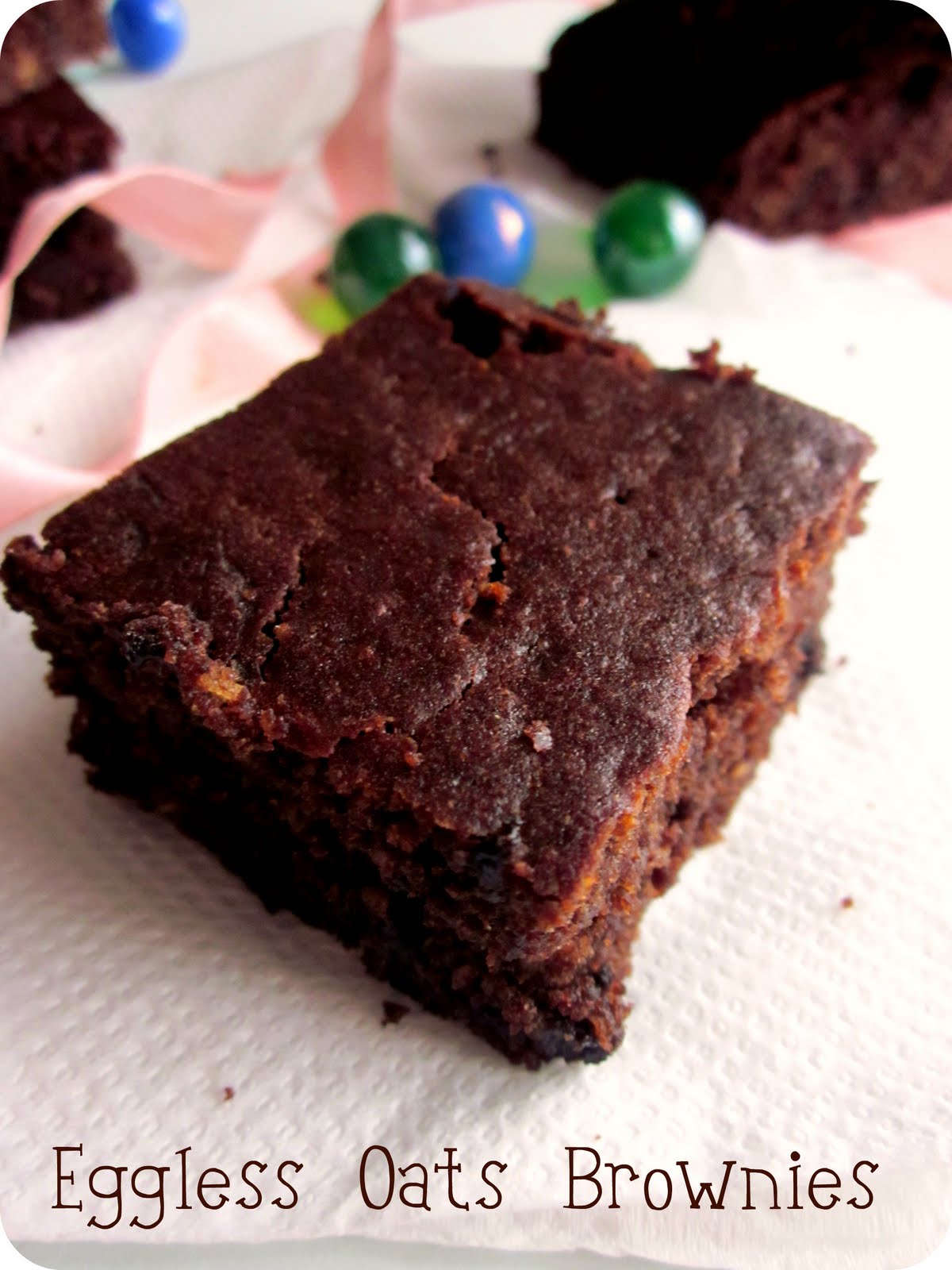 Easycooking Eggless Oats Brownies