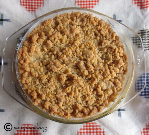 Image result for apple crumble and custard