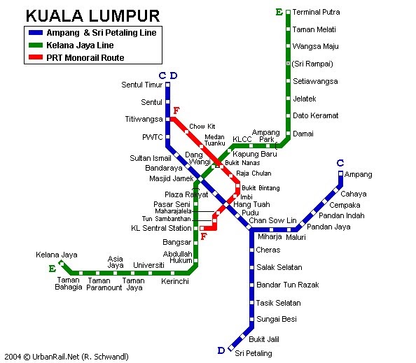 boomingtales Kuala Lumpur Metro Map