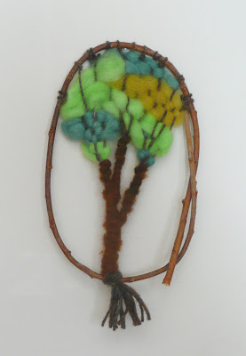that artist woman: Woven Tree Wall Hanging