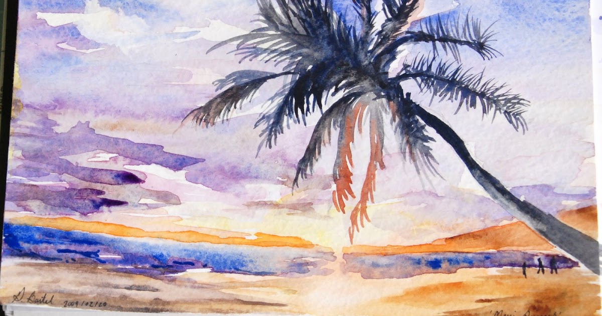 that artist woman Maui Painting