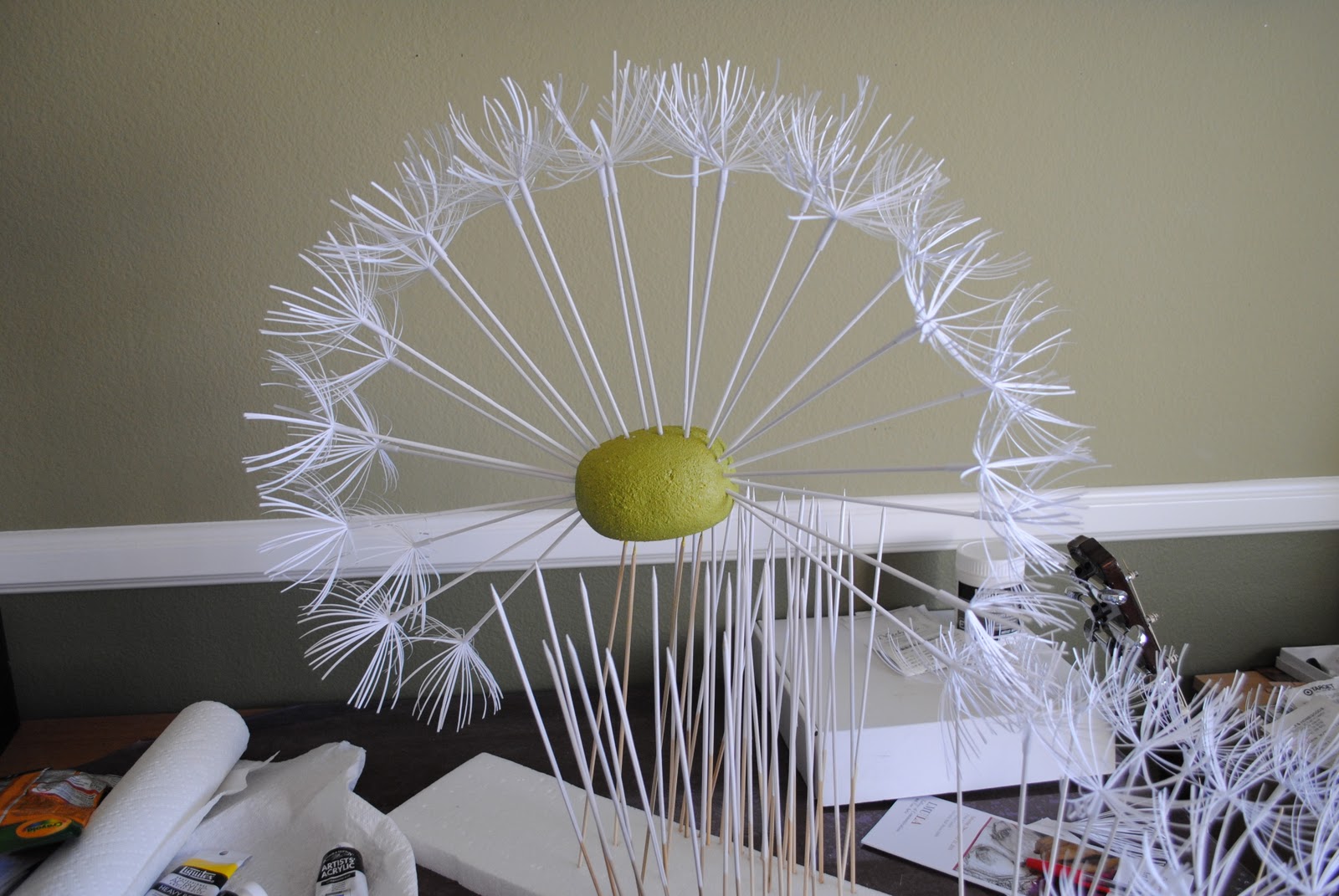 Puddle Splashin' Dandelion making