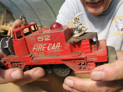 A Fire Car We will need to find a little guy to sit up in the 