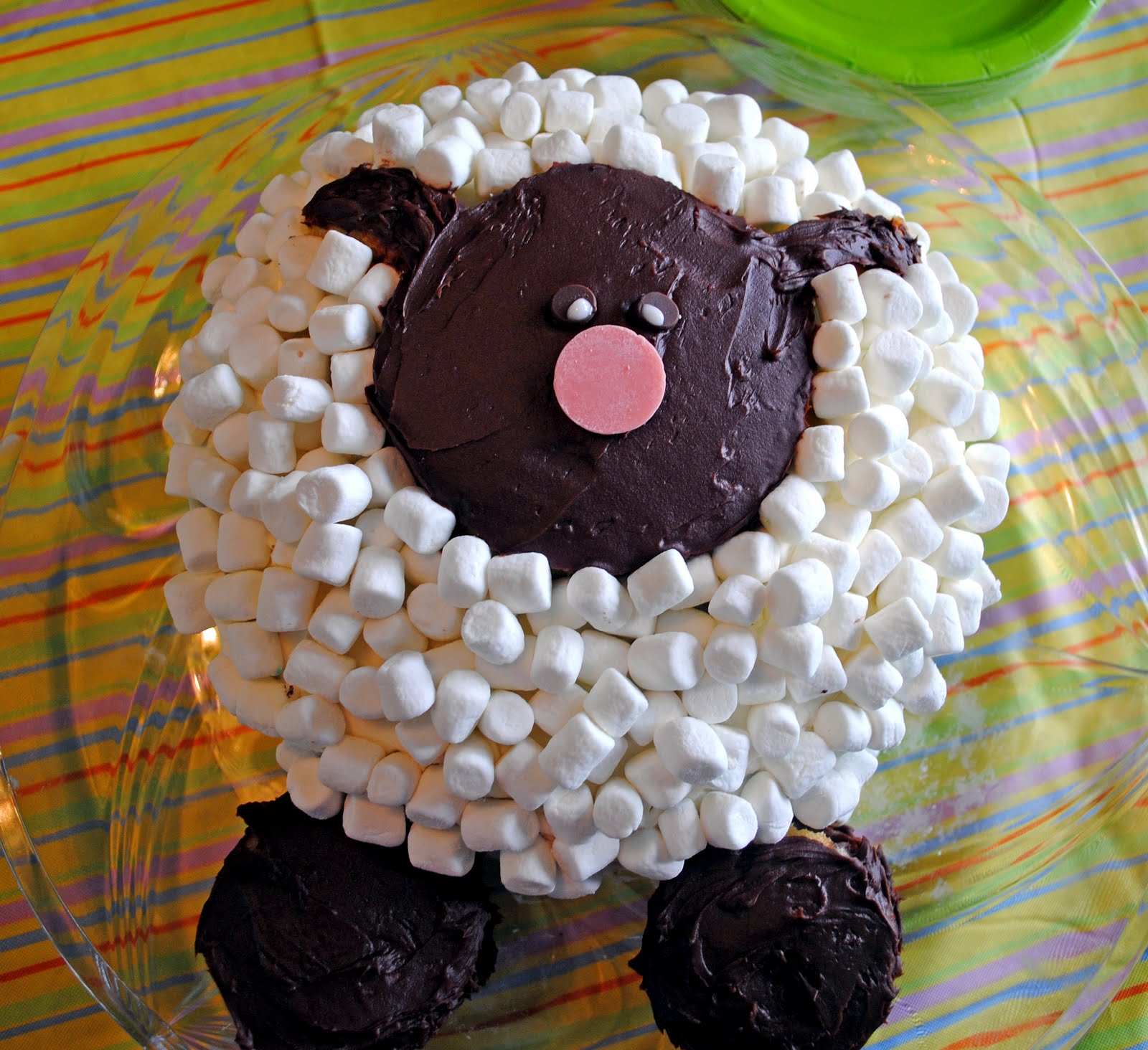 sugar on top sheep cake