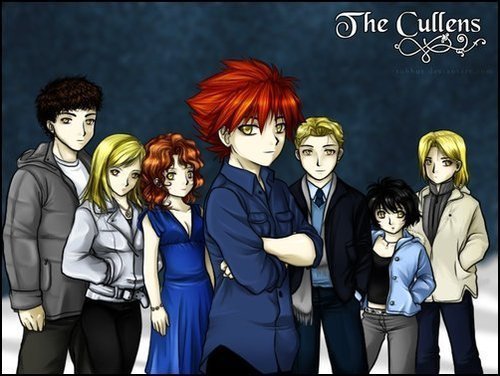 Club de Crepusculo - Página 2 La+flia+cullen+anime