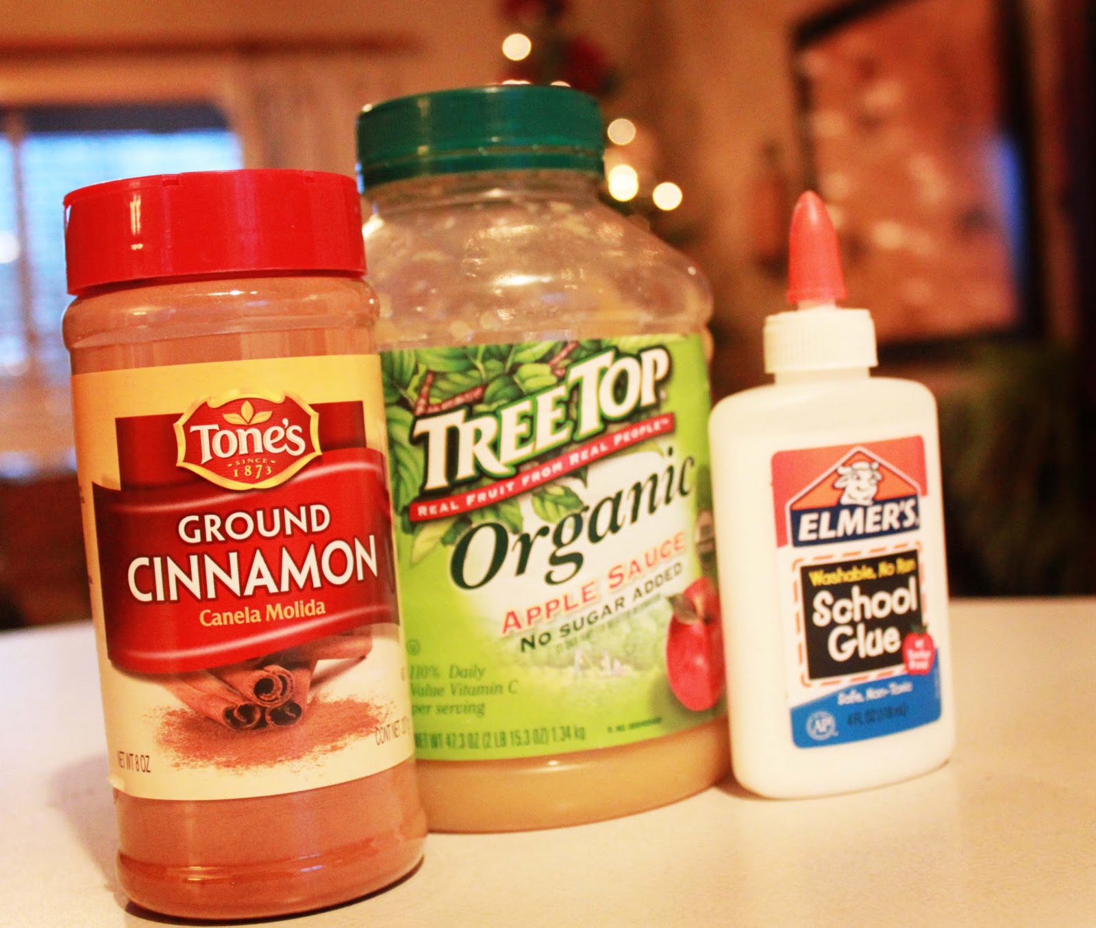 Creative Juices Decor Cinnamon Elmers Glue Ornaments