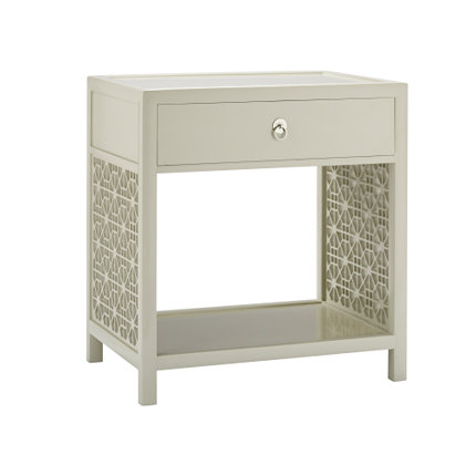 gray nightstand