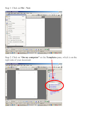 how to make a pamphlet on microsoft word 2003