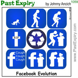 [CARTOON] Facebook Evolution. cartoon, blog, Facebook, internet, social networking, 