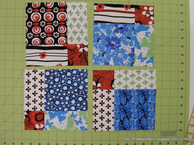 Threads To Fabric Disappearing NinePatch Tutorial