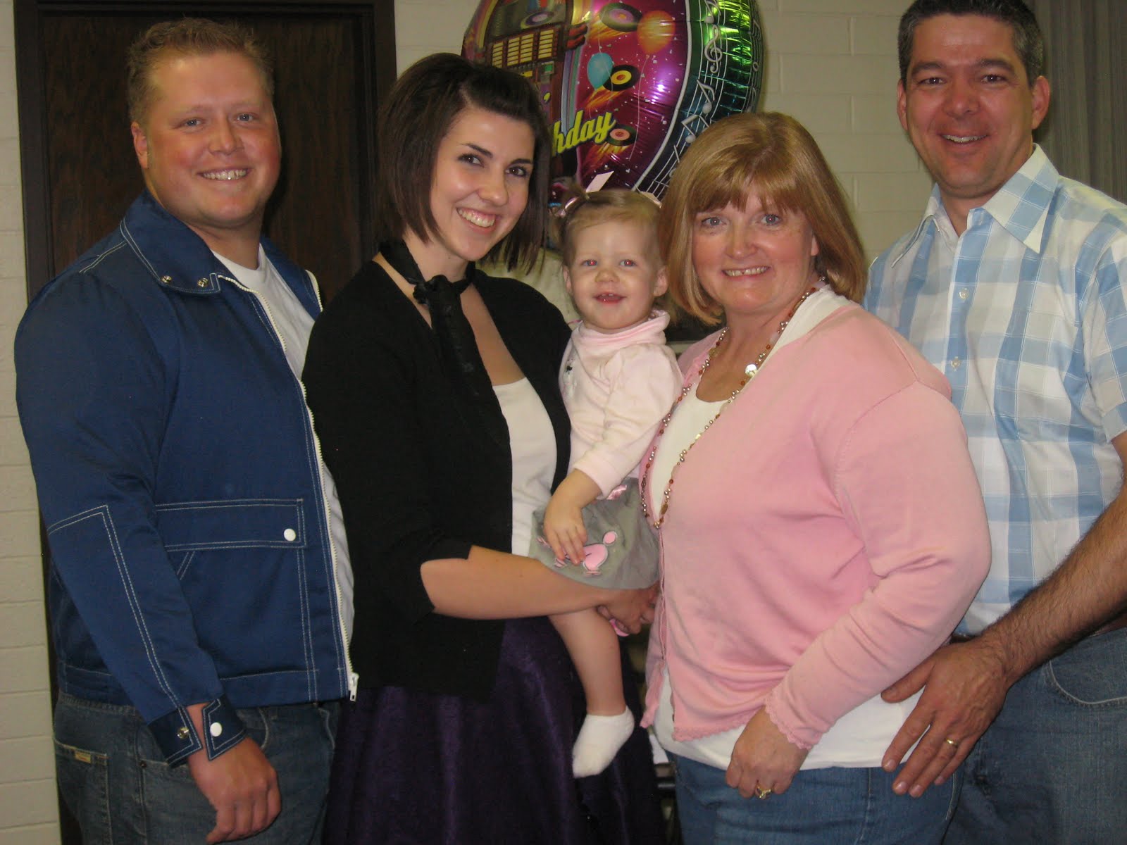 At nana's surprise birthday party