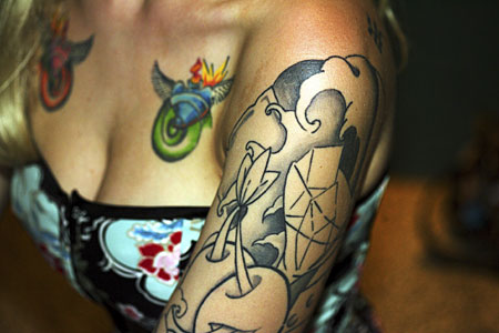 girl tattoos on hip. tattoos for hips pin up girl