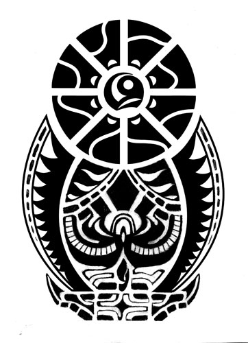 polynesian tribal design