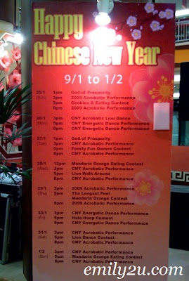 Kinta City Ipoh Chinese New Year Programme