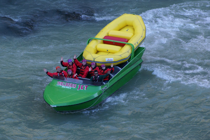 Pendant que les autres sont partis faire du rafting et du jet-boat