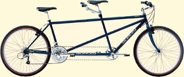 burley rock and roll tandem