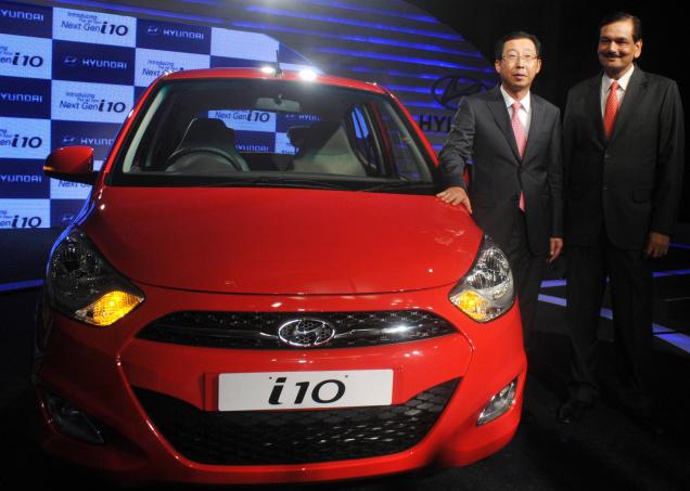 hyundai i10 sportz 12 kappa2. Hyundai India face lifted its