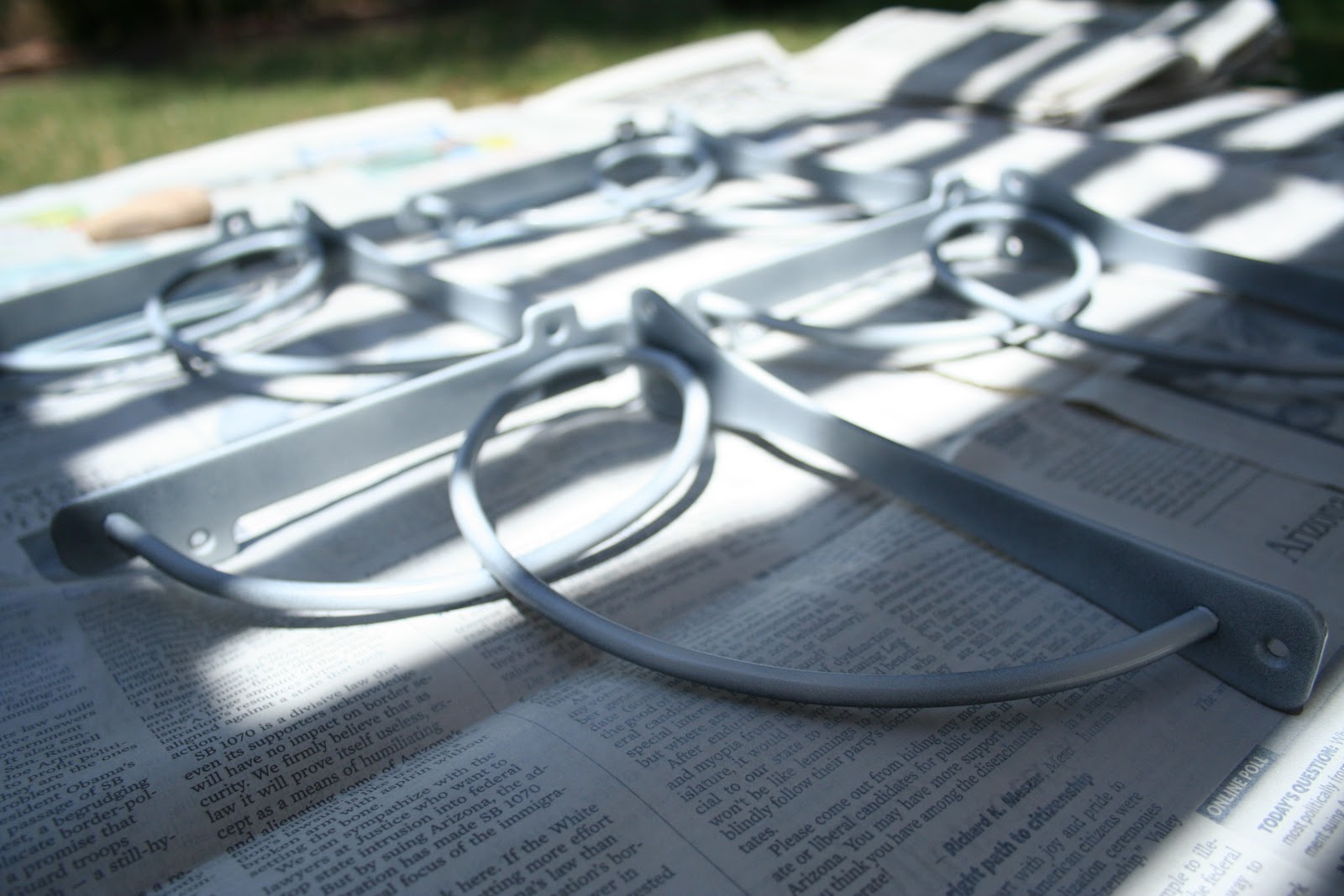 Cantaloupe Corner Fabric Covered Shelf Tutorial