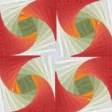 Quilts Color Another Twisted Log Cabin Quilt