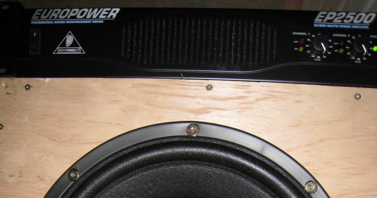 A True Infinite Baffle Subwoofer New AE IB15 drivers