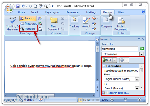 Translate text kebeberapa bahasa dengan Microsoft Word