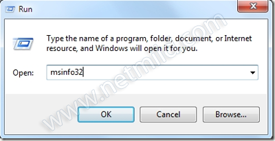 Cari tahu Hardware apa yang ada pada Windows 7 PC anda TypeMSINFO32intotheRunBox Cari tahu Hardware apa yang ada pada Windows 7 PC anda