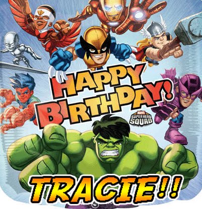 Happy Birthday Tracie