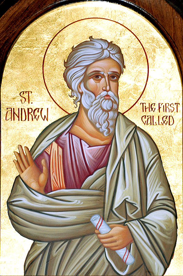 Brought to Christ's Holy Orthodox Church Saint Andrew the Apostle