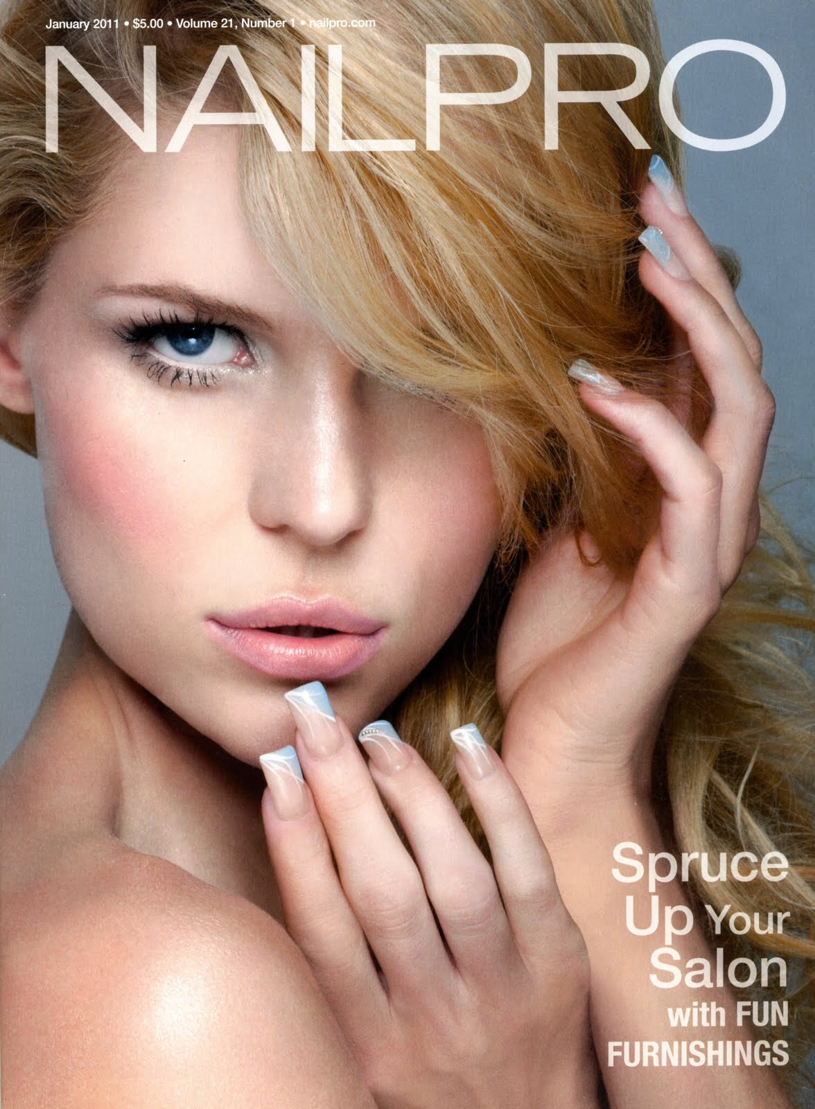 My first cover of the year is shot for Nail Pro Magazine, a new client whom