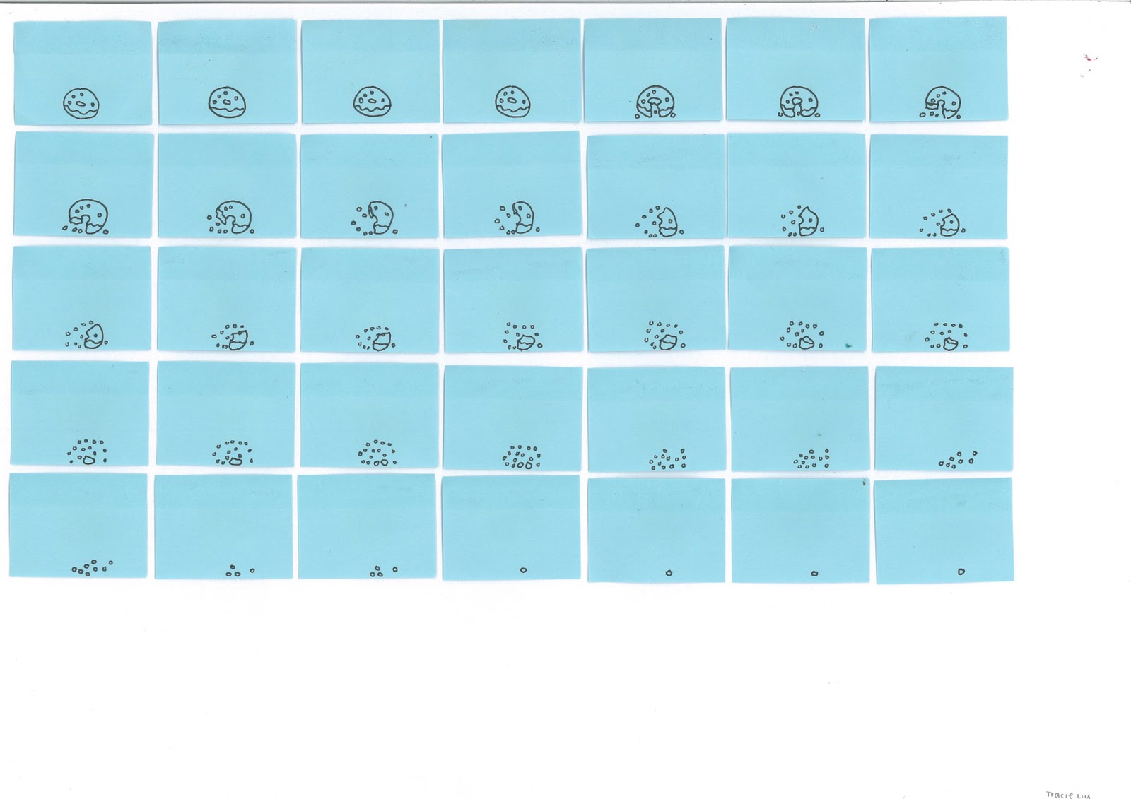 Tracie Liu's Film Portfolio Flipbook Storyboard