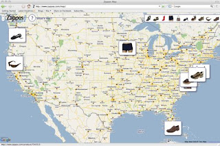 marketing.on.the.internet: Zappos Real-Time Shopping Map