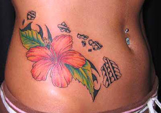 lower tattoo, lotus tattoo